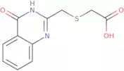 2-{[(4-Oxo-3,4-dihydroquinazolin-2-yl)methyl]sulfanyl}acetic acid