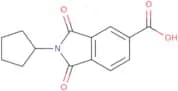 2-Cyclopentyl-1,3-dioxo-2,3-dihydro-1H-isoindole-5-carboxylic acid