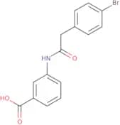 3-[2-(4-Bromophenyl)acetamido]benzoic acid