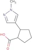 2-(1-Methyl-1H-pyrazol-4-yl)cyclopentane-1-carboxylic acid