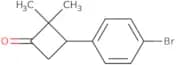 3-(4-Bromophenyl)-2,2-dimethylcyclobutan-1-one