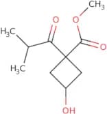 Methyl 3-hydroxy-1-(2-methylpropanoyl)cyclobutane-1-carboxylate