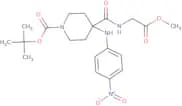 N-Methoxycarbonylmethyl 1-Boc-4-(4-nitrophenylamino)piperidine-4-carboxamide
