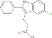 3-(5-Chloro-2-phenyl-1H-indol-3-yl)propanoic acid