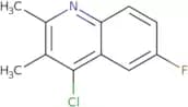 4-Chloro-6-fluoro-2,3-dimethylquinoline
