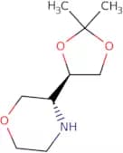 (3R)-3-[(4R)-2,2-Dimethyl-1,3-dioxolan-4-yl]morpholine