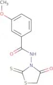 3-Methoxy-N-(4-oxo-2-sulfanylidene-1,3-thiazolidin-3-yl)benzamide