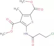 2,4-Dimethyl 5-(3-chloropropanamido)-3-methylthiophene-2,4-dicarboxylate