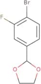 2-(4-Bromo-3-fluorophenyl)-1,3-dioxolane