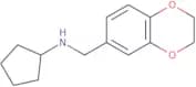 N-(2,3-Dihydro-1,4-benzodioxin-6-ylmethyl)cyclopentanamine
