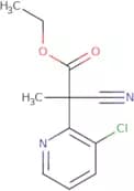 Ethyl 2-(3-chloropyridin-2-yl)-2-cyano-2-methylacetate