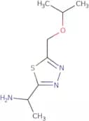 1-{5-[(Propan-2-yloxy)methyl]-1,3,4-thiadiazol-2-yl}ethan-1-amine