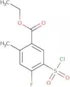 Ethyl 5-(chlorosulfonyl)-4-fluoro-2-methylbenzoate