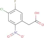 2-(4-Chloro-5-fluoro-2-nitrophenyl)acetic acid