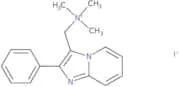Trimethyl({2-phenylimidazo[1,2-a]pyridin-3-yl}methyl)azanium iodide