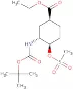 (1S,3R,4R)-3-[(tert-Butoxycarbonyl)amino]-4-[(methylsulfonyl)oxy]cyclohexanecarboxylic Acid Ethyl …