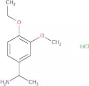 1-(4-Ethoxy-3-methoxyphenyl)ethan-1-amine hydrochloride