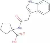 1-[2-(1H-Indol-3-yl)acetamido]cyclopentane-1-carboxylic acid