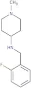 N-[(2-Fluorophenyl)methyl]-1-methylpiperidin-4-amine
