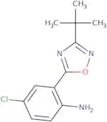 2-(3-tert-Butyl-1,2,4-oxadiazol-5-yl)-4-chloroaniline