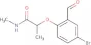 2-(4-Bromo-2-formylphenoxy)-N-methylpropanamide