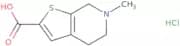6-Methyl-4H,5H,6H,7H-thieno[2,3-c]pyridine-2-carboxylic acid hydrochloride
