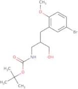 tert-Butyl N-{2-[(5-bromo-2-methoxyphenyl)methyl]-3-hydroxypropyl}carbamate