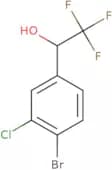 1-(4-Bromo-3-chlorophenyl)-2,2,2-trifluoroethan-1-ol