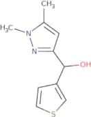 (1,5-Dimethyl-1H-pyrazol-3-yl)(thiophen-3-yl)methanol