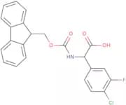 2-(4-Chloro-3-fluorophenyl)-2-({[(9H-fluoren-9-yl)methoxy]carbonyl}amino)acetic acid