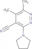 5,6-Dimethyl-3-(pyrrolidin-1-yl)pyridazine-4-carbonitrile