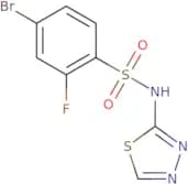4-Bromo-2-fluoro-N-(1,3,4-thiadiazol-2-yl)benzenesulfonamide