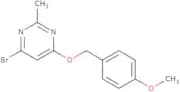 4-Bromo-6-[(4-methoxyphenyl)methoxy]-2-methylpyrimidine