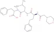 (S)-Methyl 2-((S)-4-methyl-2-((S)-2-(2-morpholinoacetamido) -4-phenylbutanamido)pentanamido)-3-phe…