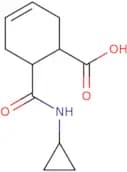 6-(Cyclopropylcarbamoyl)cyclohex-3-ene-1-carboxylic acid