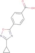 4-(3-Cyclopropyl-1,2,4-oxadiazol-5-yl)benzoic acid