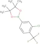 2-[3-Chloro-4-(trifluoromethyl)phenyl]-4,4,5,5-tetramethyl-1,3,2-dioxaborolane