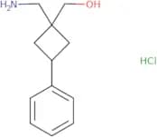 [1-(Aminomethyl)-3-phenylcyclobutyl]methanol hydrochloride