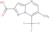 6-Methyl-7-(trifluoromethyl)pyrazolo[1,5-a]pyrimidine-2-carboxylic acid