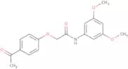 2-(4-Acetylphenoxy)-N-(3,5-dimethoxyphenyl)acetamide