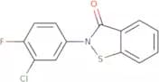2-(3-Chloro-4-fluorophenyl)-2,3-dihydro-1,2-benzothiazol-3-one