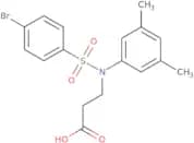 3-[N-(3,5-Dimethylphenyl)4-bromobenzenesulfonamido]propanoic acid