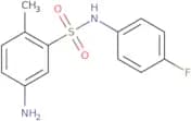 5-Amino-N-(4-fluorophenyl)-2-methylbenzene-1-sulfonamide