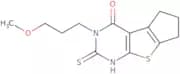 11-(3-Methoxypropyl)-10-sulfanyl-7-thia-9,11-diazatricyclo[6.4.0.0,2,6]dodeca-1(8),2(6),9-trien-12…