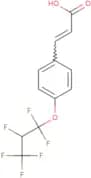 (2E)-3-[4-(1,1,2,3,3,3-Hexafluoropropoxy)phenyl]prop-2-enoic acid