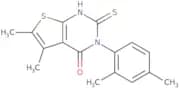 3-(2,4-Dimethylphenyl)-5,6-dimethyl-2-sulfanyl-3H,4H-thieno[2,3-d]pyrimidin-4-one