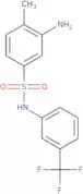 3-Amino-4-methyl-N-[3-(trifluoromethyl)phenyl]benzene-1-sulfonamide