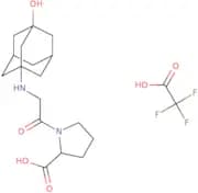 (2S)-1-[2-[(3-Hydroxy-1-adamantyl)amino]acetyl]pyrrolidine-2-carboxylic acid 2,2,2-trifluoroacetic…