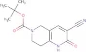 tert-Butyl 3-cyano-2-oxo-1,2,5,6,7,8-hexahydro-1,6-naphthyridine-6-carboxylate