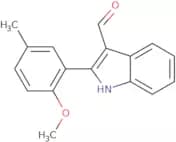 2-(2-Methoxy-5-methylphenyl)-1H-indole-3-carbaldehyde